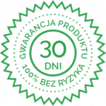 Gwarancja produktu 30 dni 100% bez ryzyka