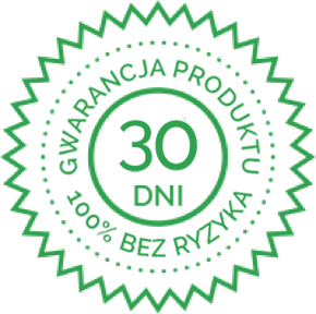 Gwarancja produktu 30 dni 100% bez ryzyka